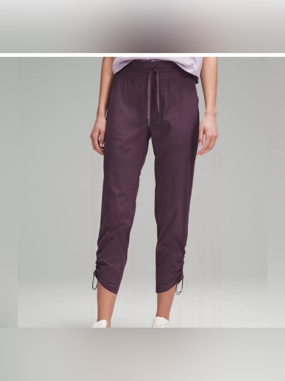 Lululemon Dance Studio Crop 25" Black Cherry Size 6 Like New
